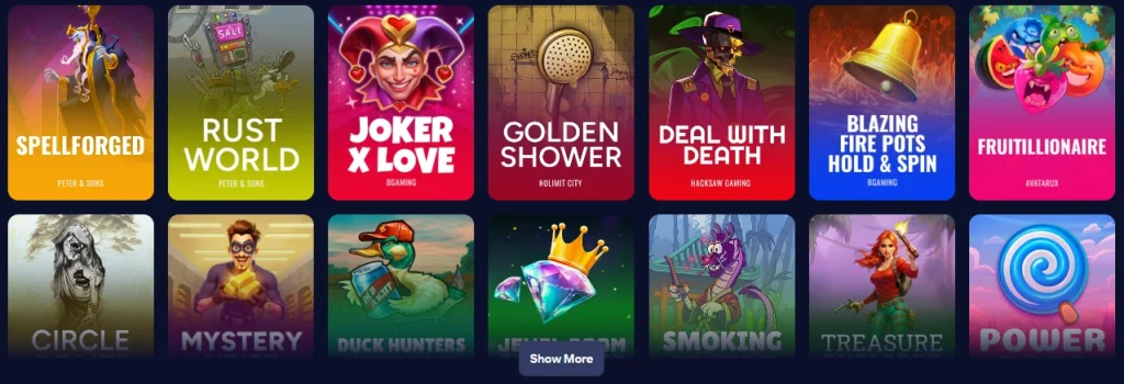 Gamblii Casino Online affiliate landing preview